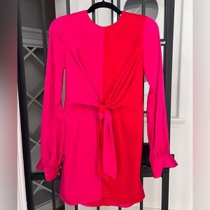House of Harlow 1960 Pink and Red Dress